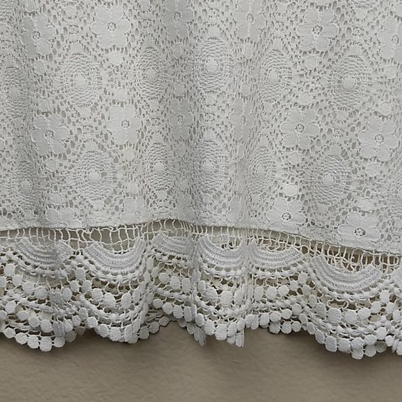 American Eagle Mid-Waist Oatmeal Lace Tank Size S - Picture 3 of 7